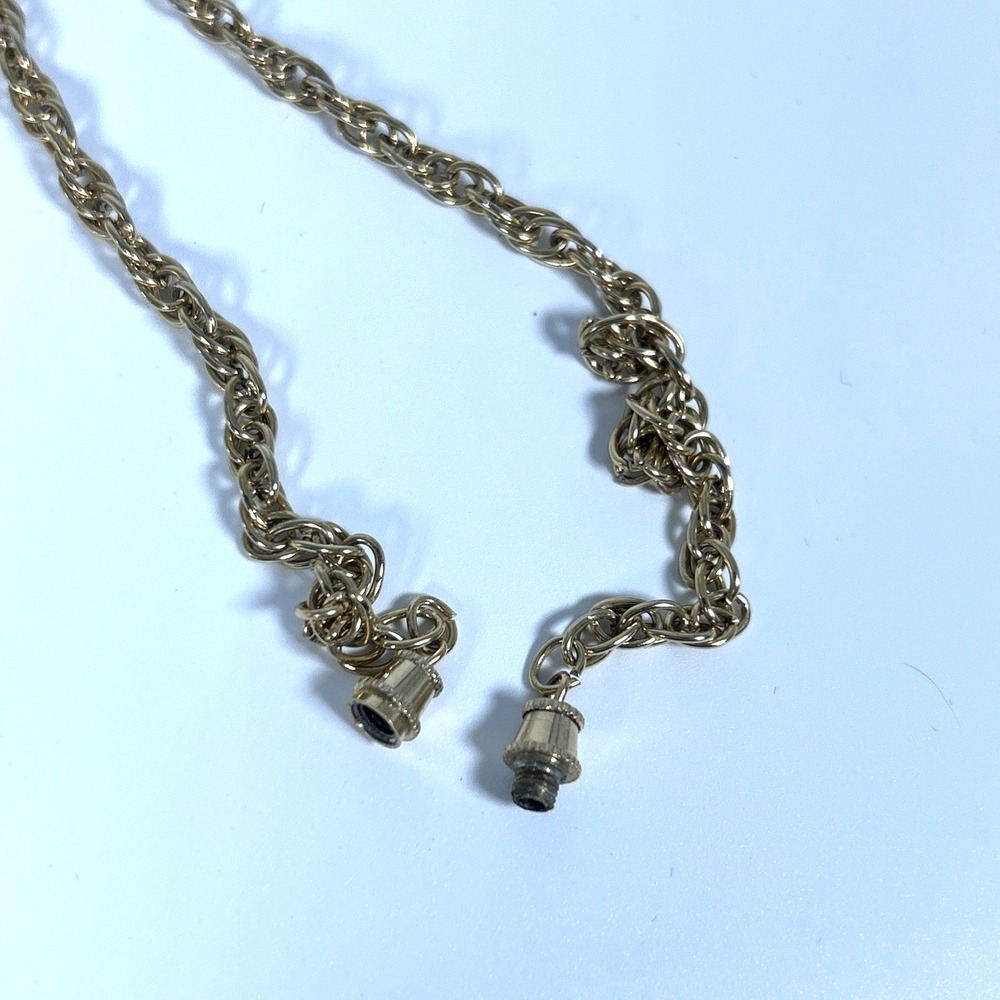 VTG Sign of The Zodiac Cancer Brass Medallion Coin Circle Pendant 24" Necklace - Picture 6 of 7